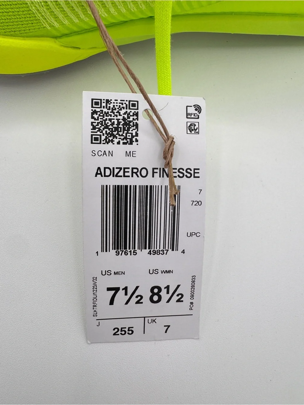 adidas Adizero Finesse IG2018 Lucid Lemon Track Spikes Men’s 7.5 NWT